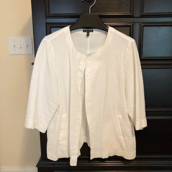 Eileen Fisher Jackets & Blazers - Eileen Fisher ivory jacket